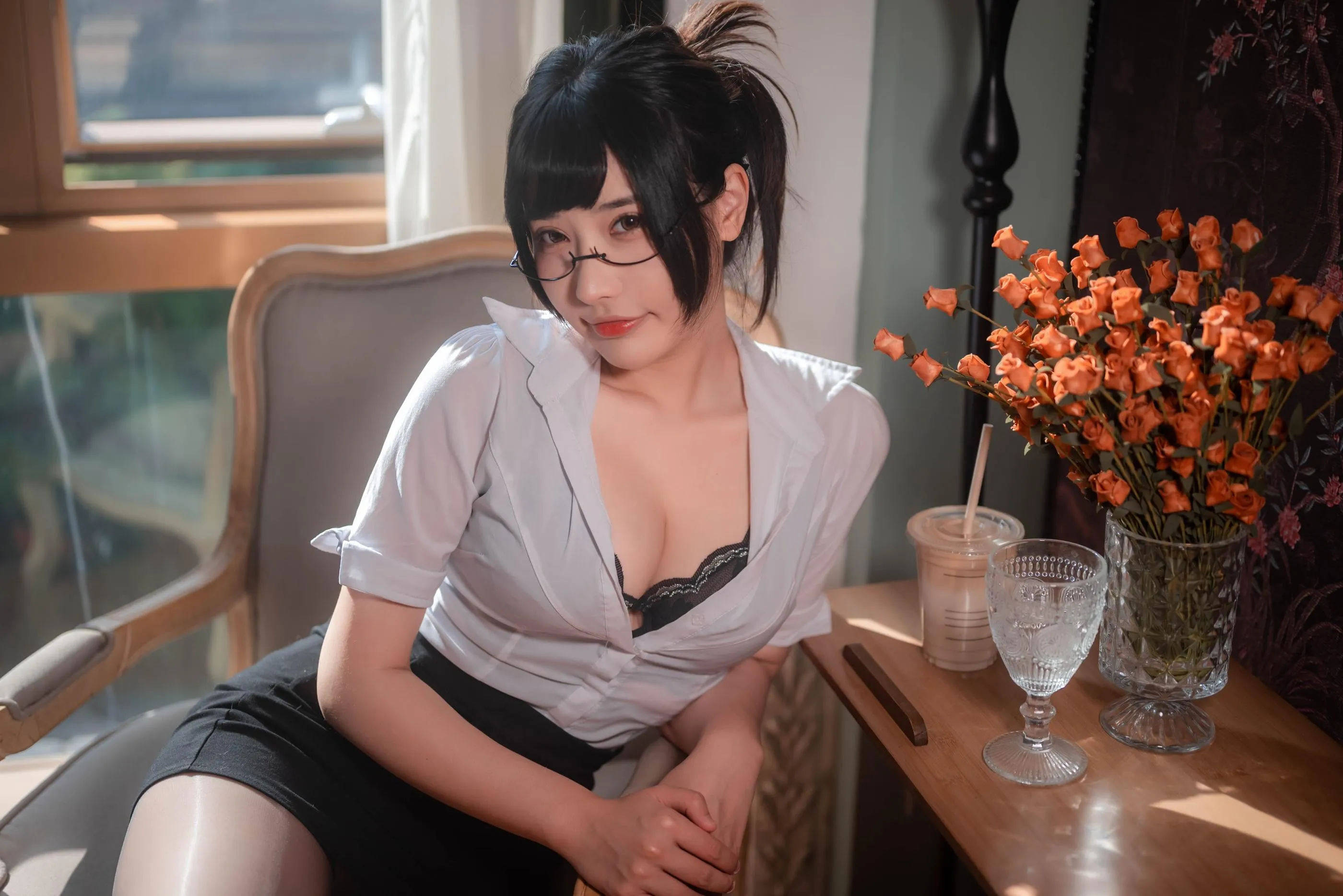 糖果果Candy – NO.07 室内ol [102P]插图9